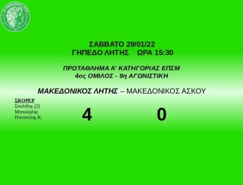 makedonikos litis makedonikos askou 2021 2022