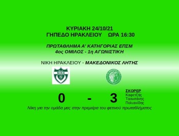 niki irakleiou makedonikos litis 2021 2022